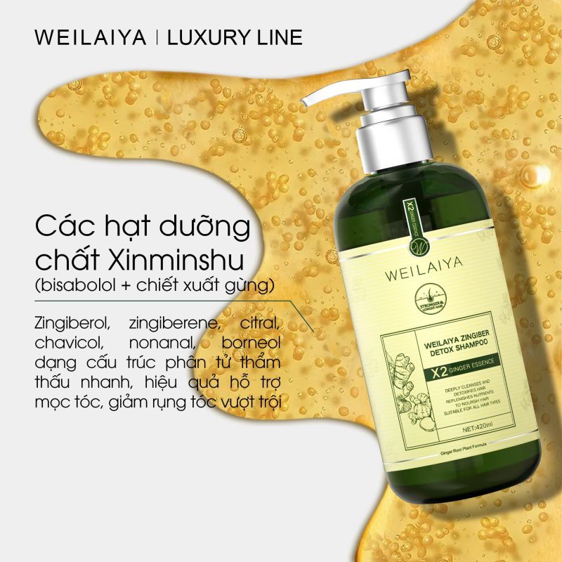 Dầu gội Weilaiya Luxury tóc dầu